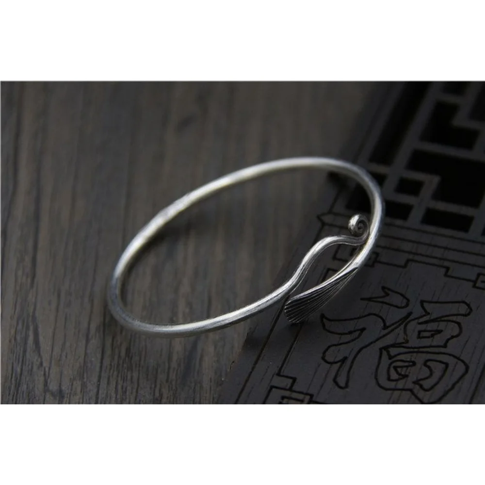 NEW Wrap Feather Ring |‎ 925 Sterling Silver Adjustable Bracelet
